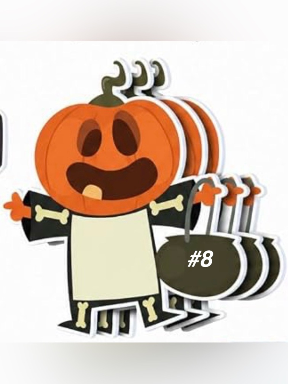 60 Halloween Sticky Notes Pick 1 Set Bats, Spiders, Skulls, Candy, Cats, Gifts - Picture 8 of 10